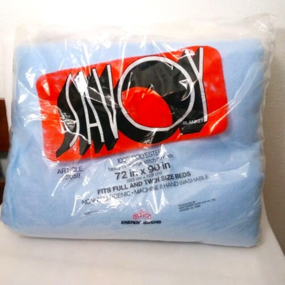 Vintage Savoy Full/Twin Blank
